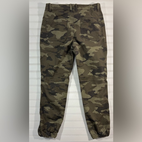 Banana Republic Slim Utility Pant Jogger Camo Womens Size 6 Zipper Ankles Casual - Picture 13 of 16
